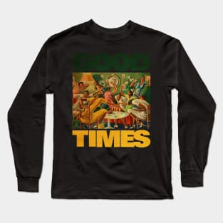 VINTAGE GOOD TIMES HAPPY DAY BLM Long Sleeve T-Shirt